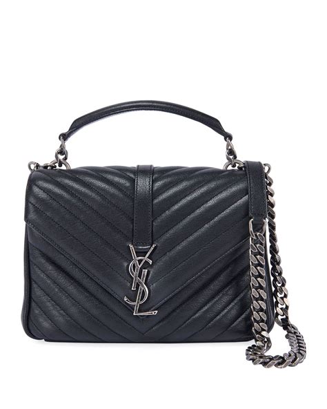 silver saint laurent bag|saint laurent purses for women.